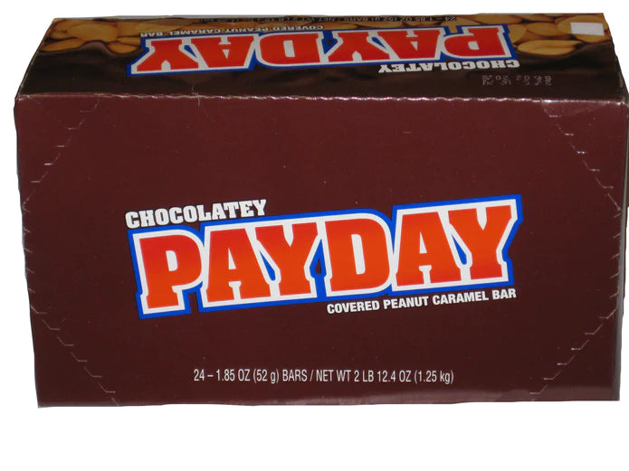 Payday Chocolate 1.85oz bar or 24ct box