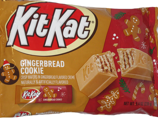 Christmas Gingerbread Cookie Kit Kat 8.4oz bag