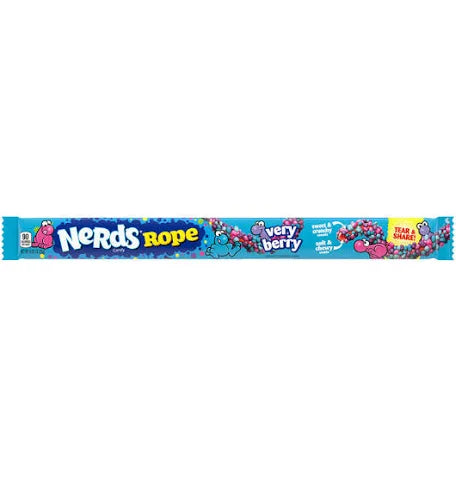 Nerds Rope Very Berry .92oz rope or 24ct box