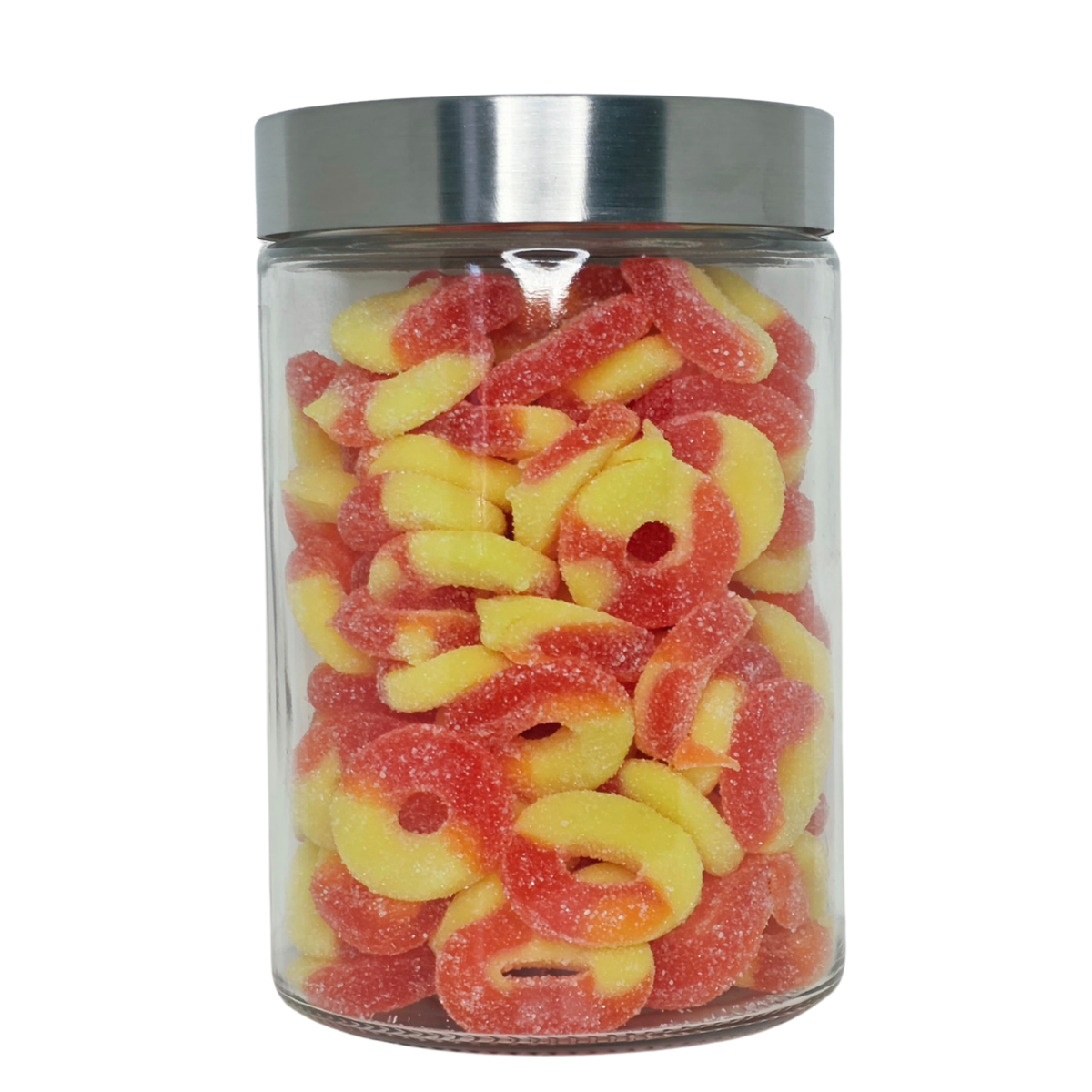 Gummi peach rings