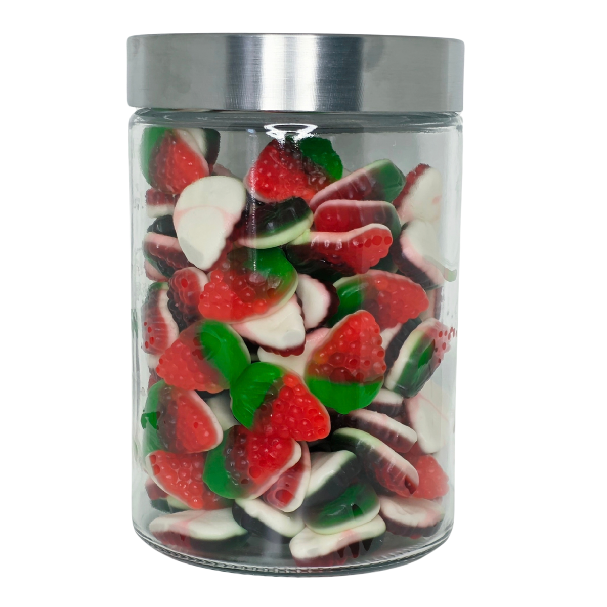 Gummi strawberry white bottom