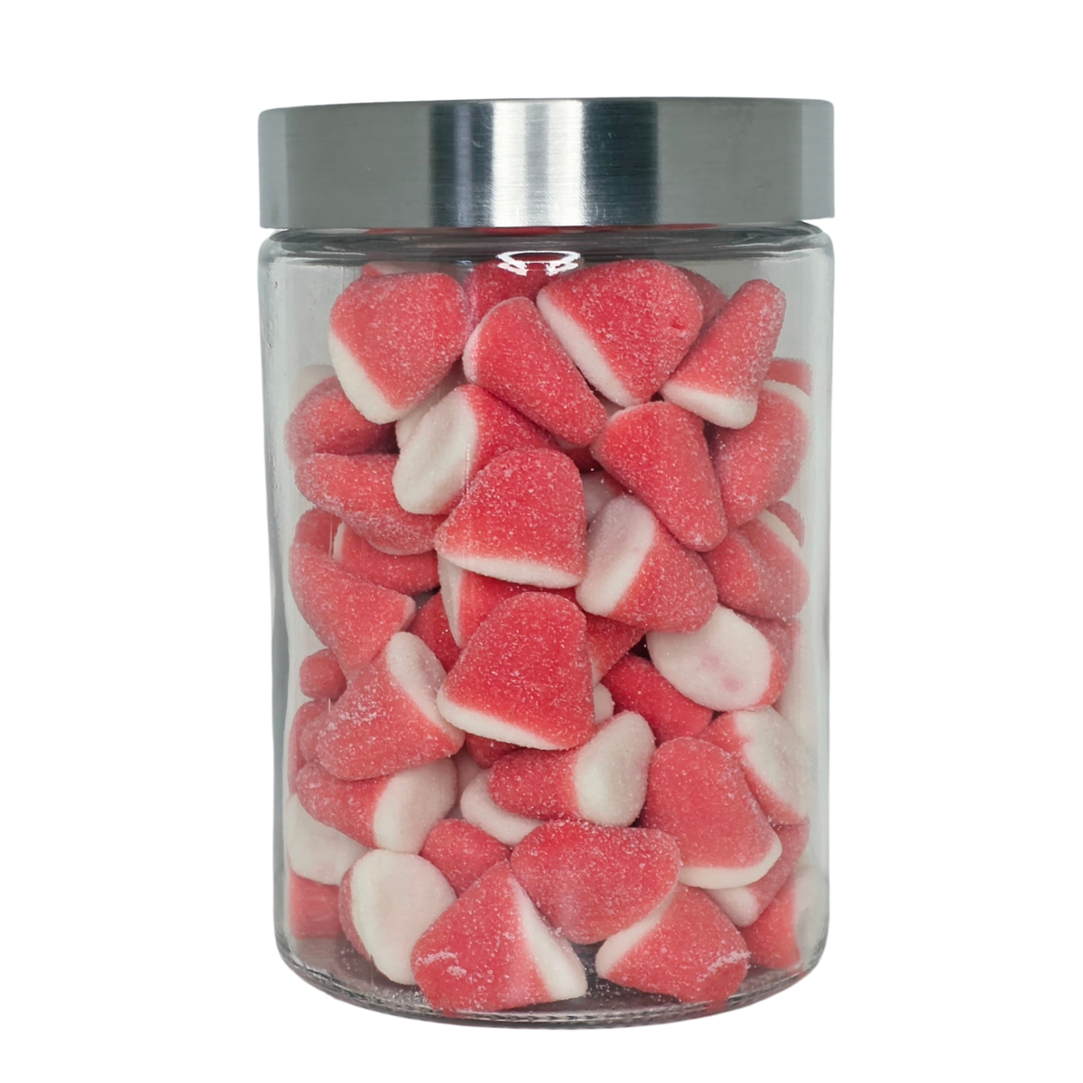 Gummi drops pink strawberry