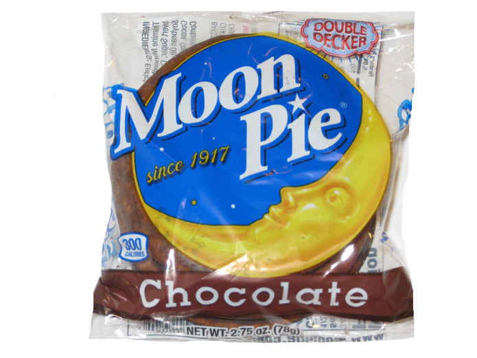 Moon Pie Double Decker Chocolate 2.75oz pack or 9ct Box
